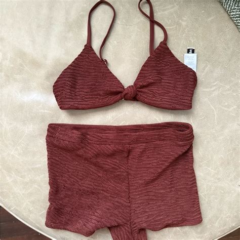 Dippin Daisy S Swim Dippin Daisys Brown Matching Bikini Set Poshmark