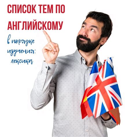 Список тем по английскому в порядке изучения: лексика 1. Уровень ...
