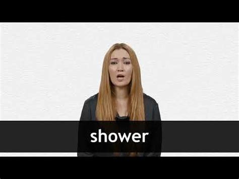 SHOWER 释义 | 柯林斯英语词典