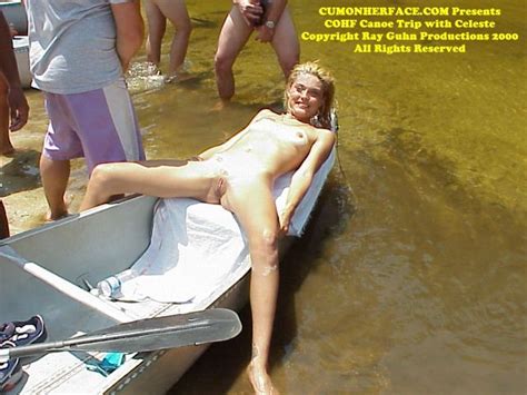 Celeste River Canoe Party Porn Pic