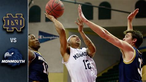 Notre Dame Vs Monmouth Basketball Highlights 2015 16 Youtube