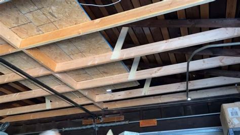 reinforce garage ceiling joists