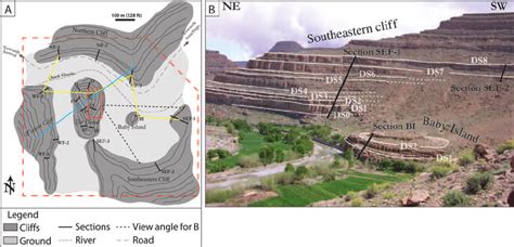 overview  outcrop conditions   study window  plan view