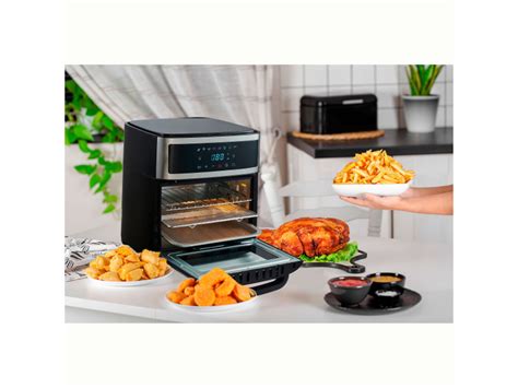 Four Friteuse à Air Chaud 13 L Sans Huile 8 Programmes Température 40