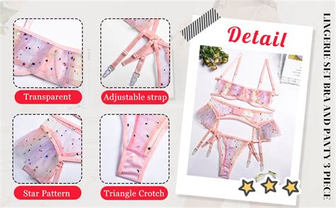 Amazon Lilosy Sexy Floral Embroidered Mesh Sheer Women Underwire Push Up Lingerie Set