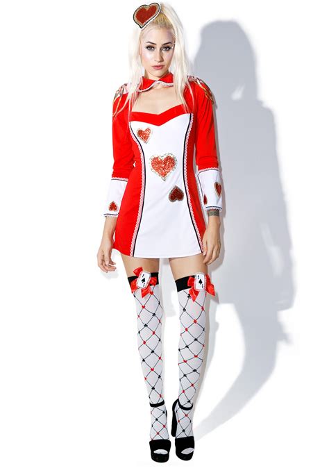Card Charm Thigh Highs Dolls Kill
