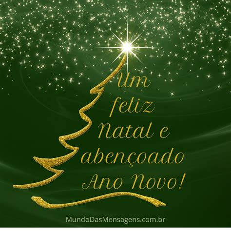 Feliz Natal e abençoado Ano Novo Mundo das Mensagens