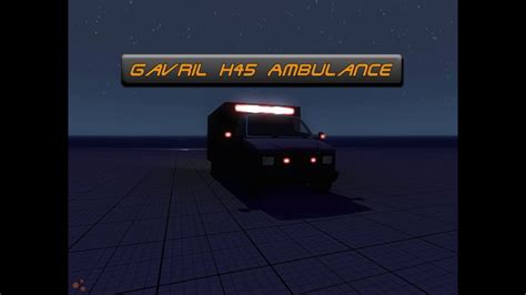 Beamng Drive Ambulance With Multipattern Emergency Lights Youtube