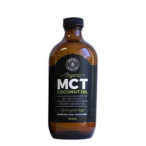 Topwil Organic MCT Coconut Oil 500ml - Eumarrah Pty Ltd