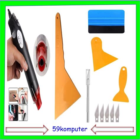 Jual Paket Lengkap Mini Heat Gun Hot Air Vinyl V W Mesin Pemanas Blower Uap Panas Alat