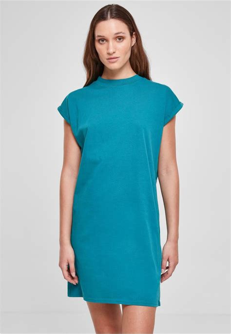 Urban Classics Turtle Extended Shoulder Jerseykleid Watergreen Grün