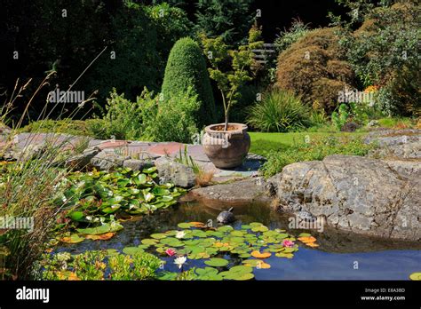 The Abkhazi Garden Victoria British Columbia Canada Stock Photo Alamy
