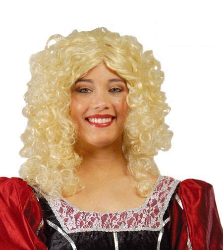 Perruque de Princesse Blonde Perruques par Thèmes Historiques Netbootic