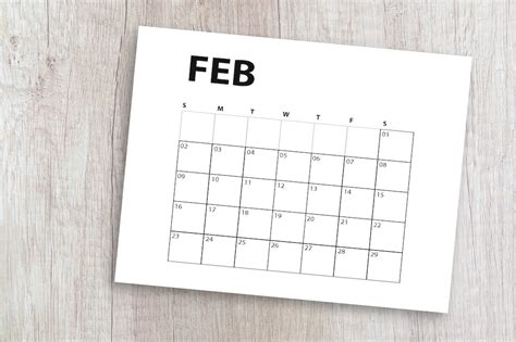 Free February 2020 Calendar Printables Sunday And Monday Start