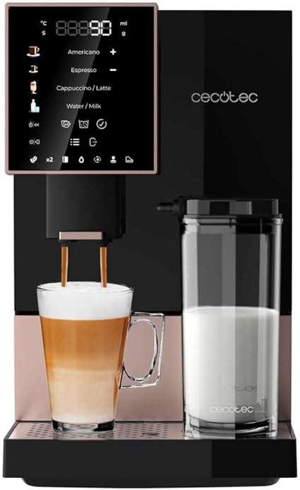 Cecotec Cafetera Superautom Tica Cremmaet Compactccino Black Rose