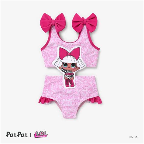 Lol Surprise Girls Swimsuits Graphic One Piece Bikinis Bathing Suits