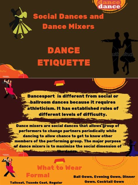 dance etiquette  clothing consumer goods