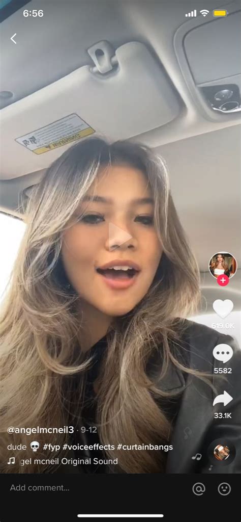 Curtain Bangs Creds To Angelmcneil3 On Tiktok