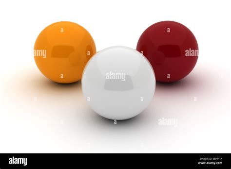 Three Ball Billiard Stock Photo Alamy