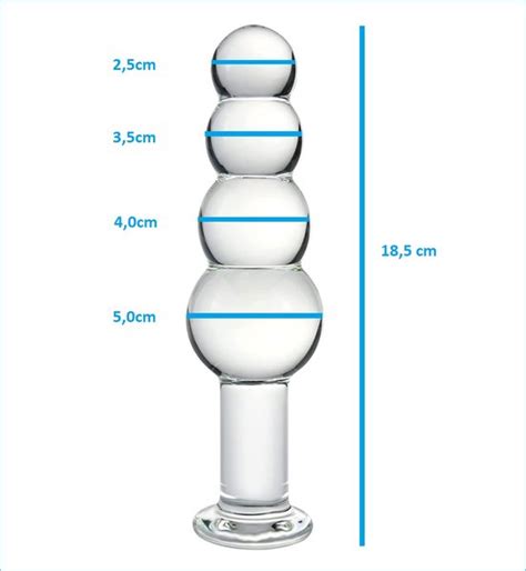 Buttplug Van Kristalglas Cm Anaalplug Anale Dildo Dia Cm Cm Bol