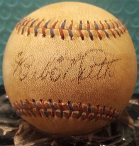 New Design For Summer Babe Ruth Replica Autographed Baseball Etsy