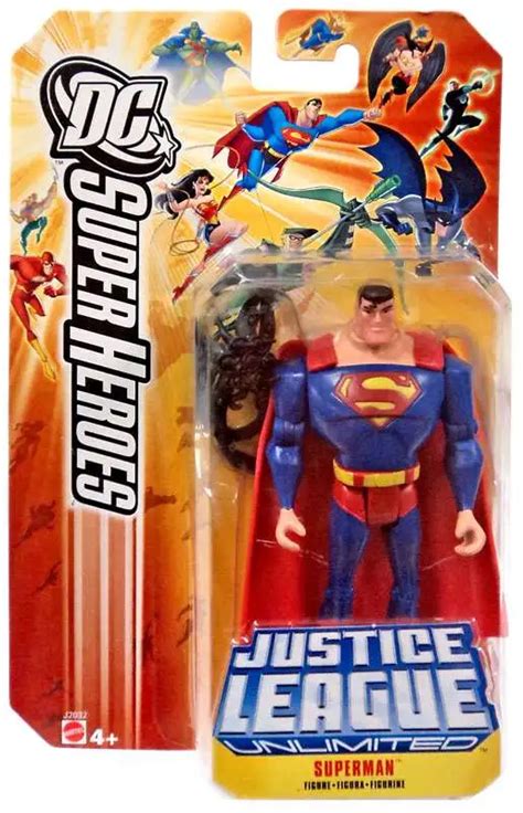 DC Justice League Unlimited Super Heroes Superman 3.75 Action Figure ...