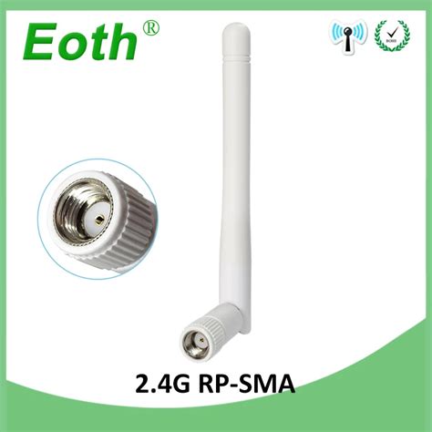 Eoth 1 2 pces 2 4g antena 3dbi sma fêmea wlan wifi 2 4ghz antena pbx