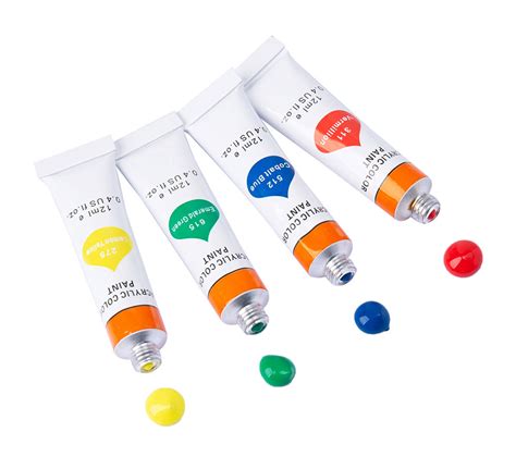 12 мл 24 цвета акриловой краски | Акриловая краска | Центр продуктов ...