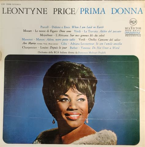 Leontyne Price Prima Donna Vinile Usato Vendita Vinili Usati