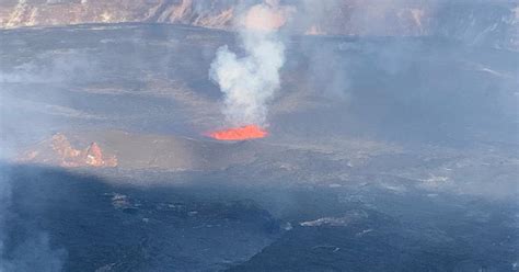 Hawaii's Kilauea erupting again, U.S. Geological Survey says - CBS News