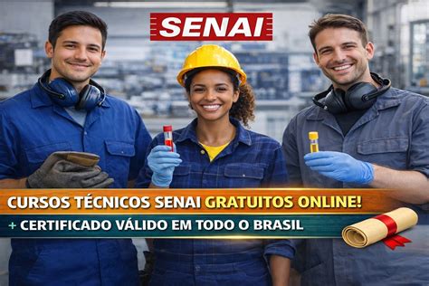 Senai convoca para cursos técnicos online gratuitos em mineração ...