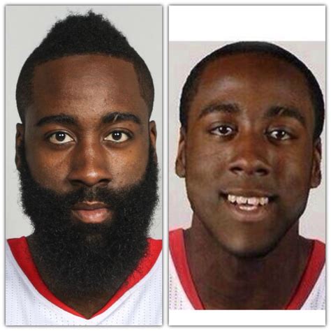 James Harden Without The Beard: Photos and Beard Evolution | Fashionterest