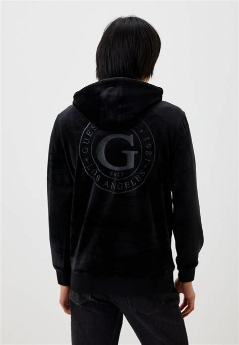 Худи Guess, цвет: черный, RTLACZ132301 — купить в интернет-магазине Lamoda