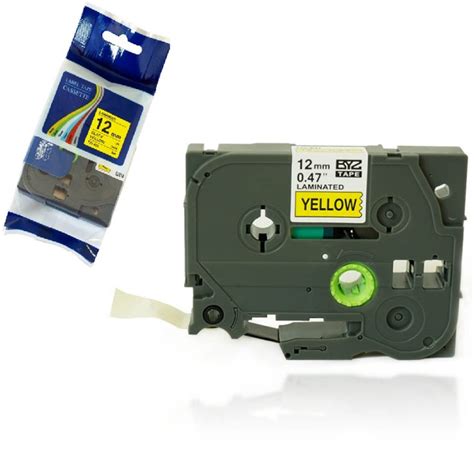 TZe631 Brother 12mm Black Text On Clear Tape - 8 metres Tonerink Brand