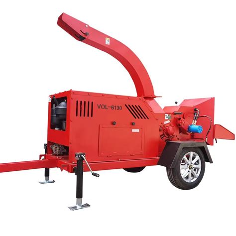 Factory Price Large Capacity Diesel Wood Chipper Garden Wood Chipper