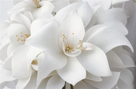 Premium AI Image | Soft White Symphony