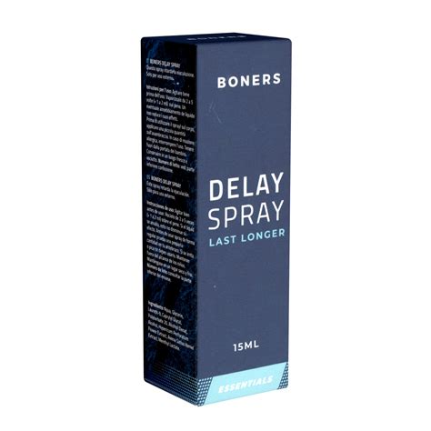 Boners «Delay Spray» 15 ml – Verzögerungsspray für Männer (aus der ...