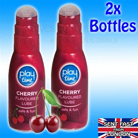 Flavoured Lube Lubricant Water Based Gel Edible Sex Aid Bottle 75ml Play Time EBay