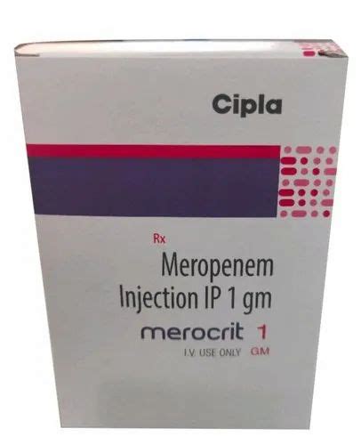 Merocrit Meropenem Injection Ip Gm At Rs Vial In Nashik Id