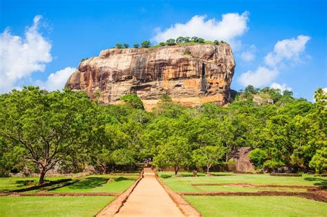 Premium Photo | Sigiriya Rock or Lion Rock is an ancient fortress near ...