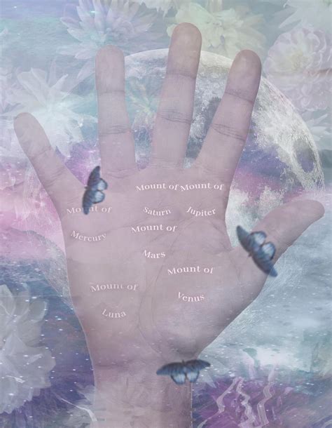 Mounts: Palmistry Illustrated guide | Auntyflo.com