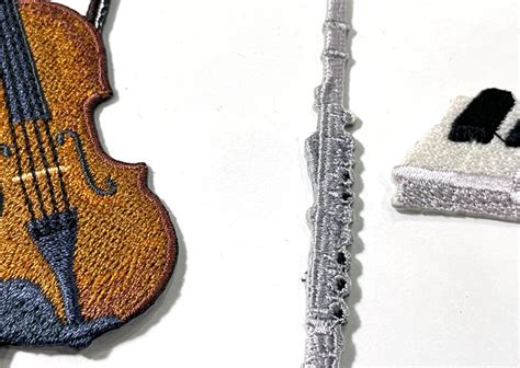 Piano Patch Piano Keyboard Iron On Patch Piano Embroidered Applique