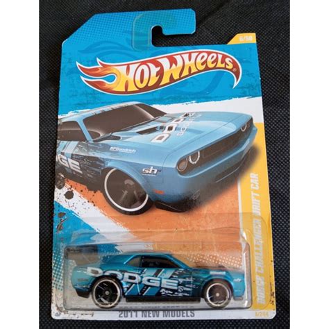 Jual Hot Wheels Dodge Challenger Drift Car Biru Shopee Indonesia