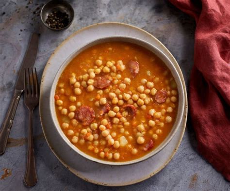 Guiso De Garbanzos Con Verduras Y Chorizo Cookidoo La Plataforma