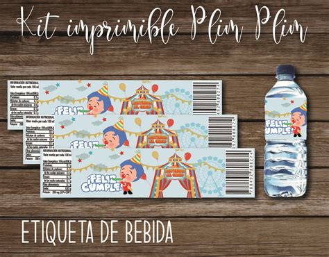 Kit Fiesta Del Payaso Plim Plim Editable E Imprimible En Powerpoint