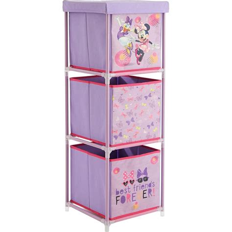 Idea Nuova Nickelodeon Jojo Siwa 3 Tier Fabric Storage Organizer With 3