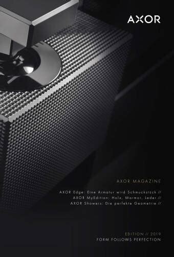 Catálogos y publicaciones de AXOR y hansgrohe