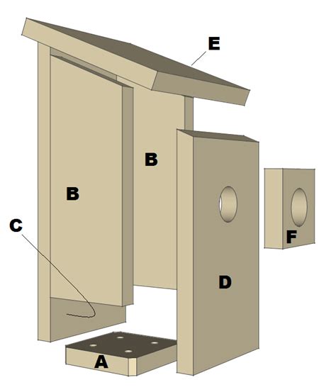 Bluebird House Plans Diy Diy: 15-minute Bluebird House. Cost: $0-5