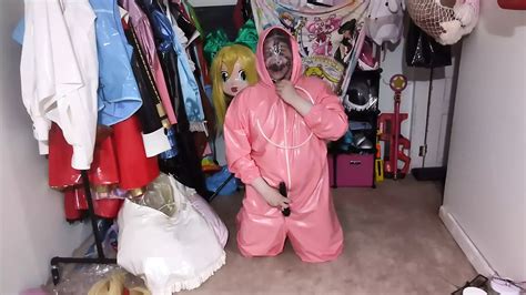 Pink Pvc Suit Gagged And Breathplay Hood Shemale Amateur Porn Feat Gracidea XHamster