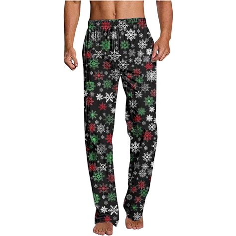 Aloohaidyvio Christmas Pajama Pants Mens PJ Pajama Pants Bottoms Fleece